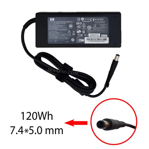 آداپتور لپ تاپ اچ پی 18.5V 6.5A سردلی