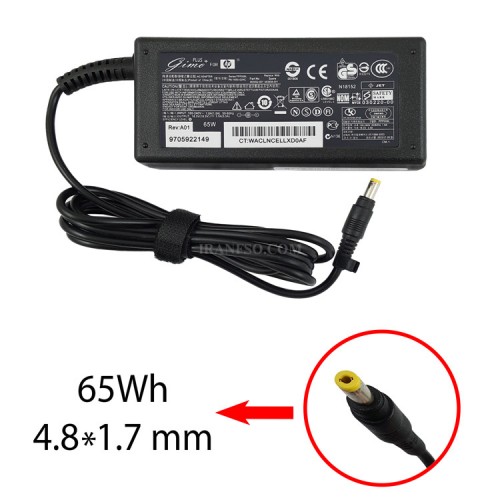 آداپتور لپ تاپ اچ پی 18.5V 3.5A سرریز-اورجینال