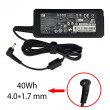 آداپتور لپ تاپ اچ پی 19.5V 2.05A سر زنبوکی-اورجینال سه تایی