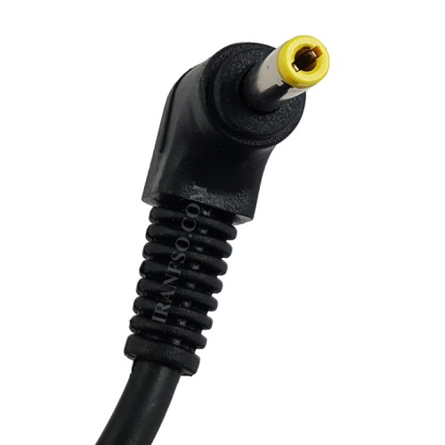 آداپتور لپ تاپ اچ پی 19.5V 2.05A سر زنبوکی-اورجینال کابل دوتایی