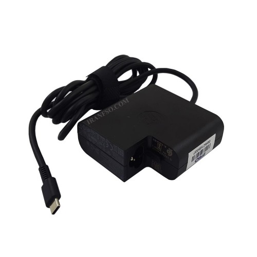 آداپتور تبلت-موبایل-لپ تاپ اچ پی 20V 3.25A_15V 4A_12V 5A_9V 3A_5V 3A Type C_Gimo Plus مربعی-کابل سه تایی
