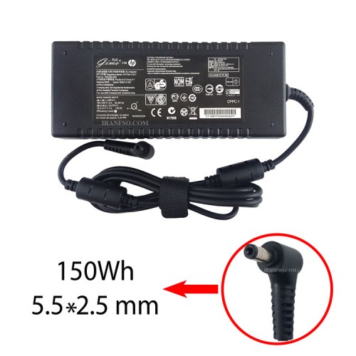 آداپتور لپ تاپ اچ پی 19.5V 7.7A Gimo Plus سرنرمال