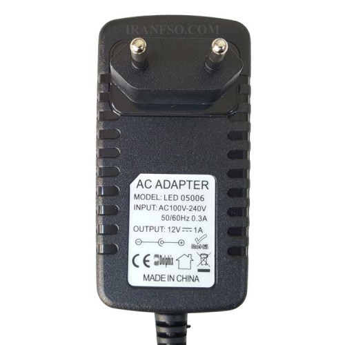 آداپتور مودم-هارد اکسترنال 12V 1A پریزی