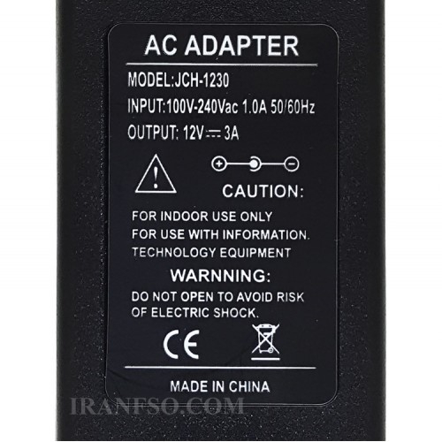 آداپتور ال سی دی 12V 3A کابل PC