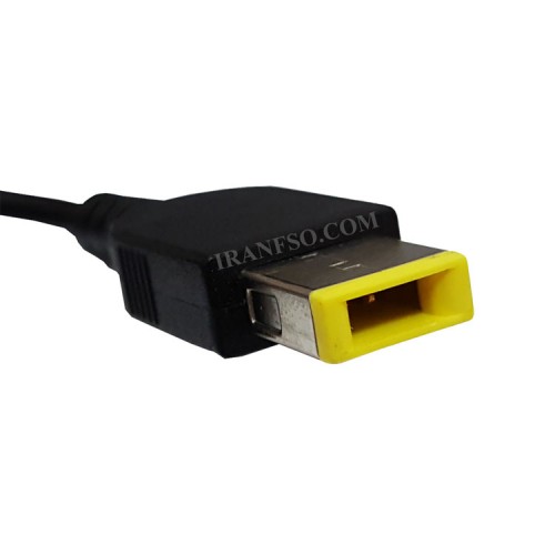 آداپتور لپ تاپ لنوو 20V 2.25A Gimo Plus سر یو اس بی کابل سه تایی