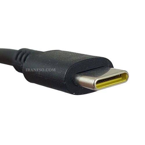 آداپتور لپ تاپ لنوو 20V 3.25A Type C مربعی