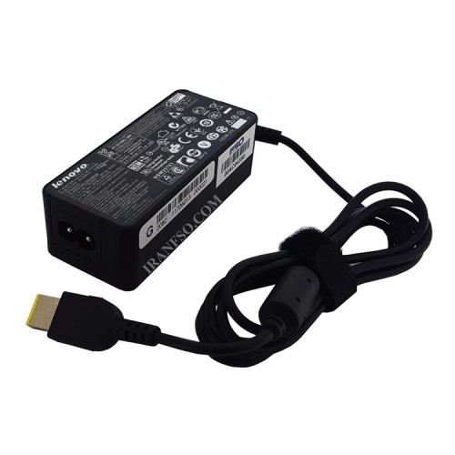 آداپتور لپ تاپ لنوو 20V 2.25A Gimo Plus سر یو اس بی کابل دو تایی