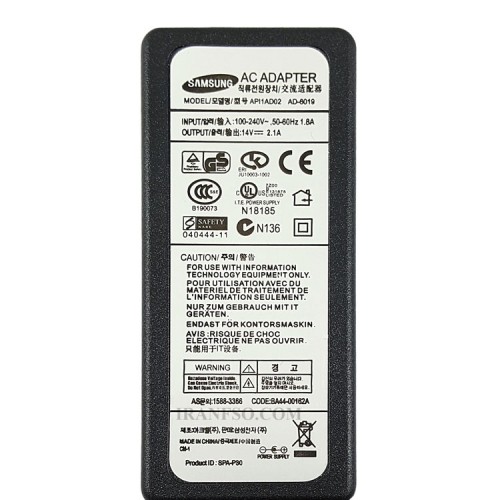 آداپتور ال سی دی سامسونگ 14V 2.1A