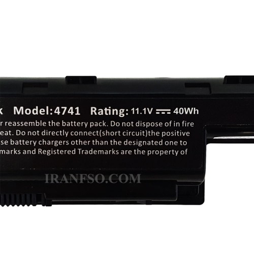 باتری لپ تاپ ایسر Aspire 4741-5741-5742_E1-571-6Cell مشکی-40 وات ساعت