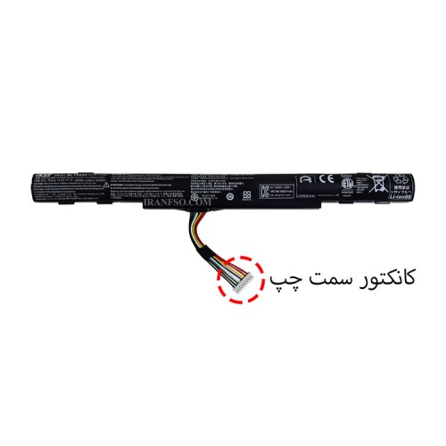 باتری لپ تاپ ایسر Aspire E5-575_4Cell_AL15A32 مشکی داخلی-30 وات ساعت
