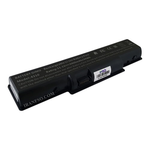 باتری لپ تاپ ایسر Aspire 5738-4710-4310-6Cell مشکی-49 وات ساعت