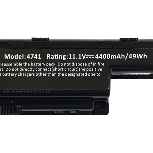 باتری لپ تاپ ایسر Aspire 4741-5741-5742_E1-571-6Cell مشکی-49 وات ساعت