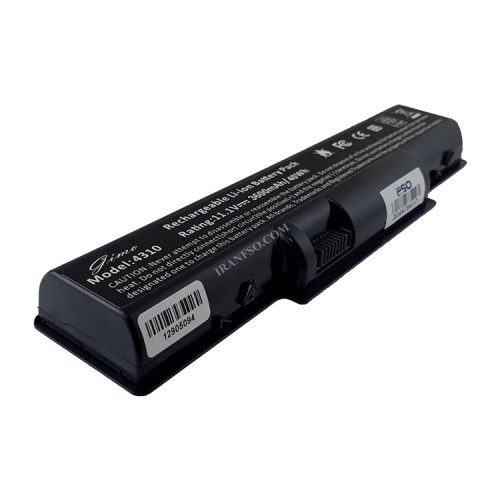 باتری لپ تاپ ایسر Aspire 5738-4710-4310-6Cell مشکی-40 وات ساعت
