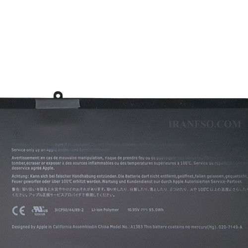 باتری لپ تاپ اپل A1383 Pro A1297-2011 اورجینال