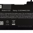 باتری لپ تاپ اپل A1322 Pro 13inch A1278_2009-2012 Gimo Plus مشکی