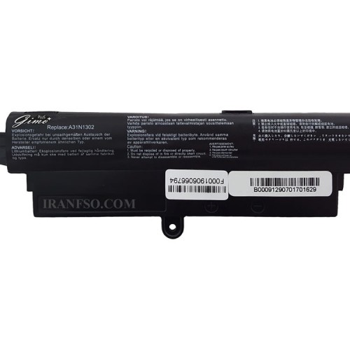باتری لپ تاپ ایسوس X200-F200_A31N1302_3Cell Gimo Plus مشکی داخلی-33 وات ساعت