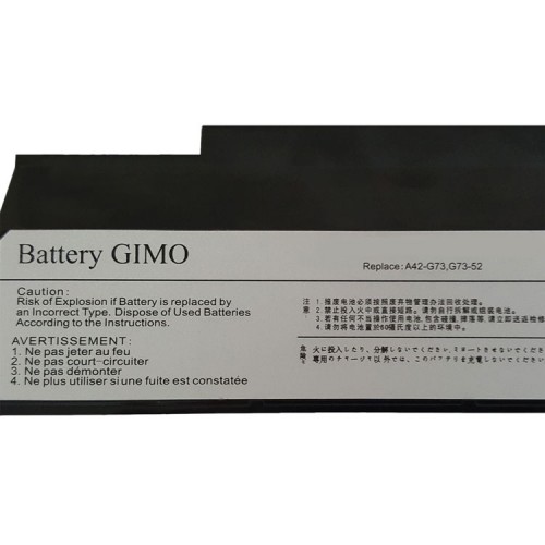 باتری لپ تاپ ایسوس G53-G73-8Cell مشکی
