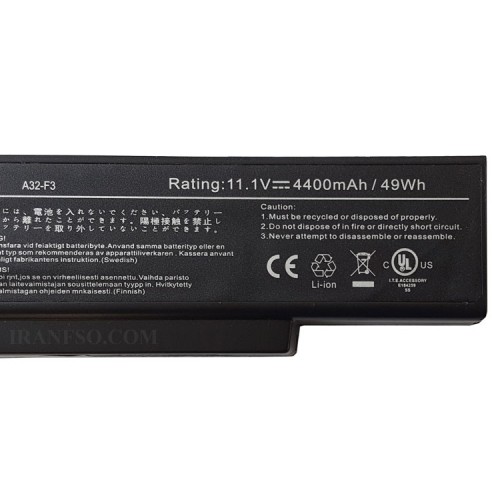 باتری لپ تاپ ایسوس A32-F3-Z96