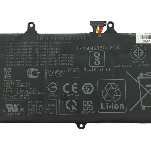باتری لپ تاپ ایسوس ROG GX501_C41N1712 داخلی-اورجینال