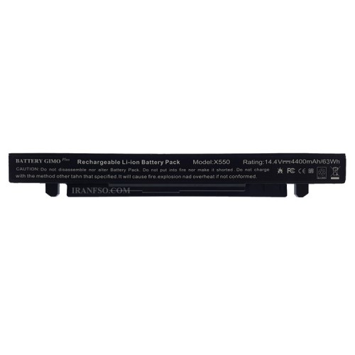 باتری لپ تاپ ایسوس X550-K550-8Cell Gimo Plus مشکی-63 وات ساعت