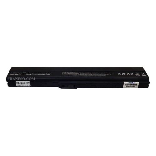 باتری لپ تاپ ایسوس K52 Gimo Plus مشکی-4400 میلی آمپر ساعت
