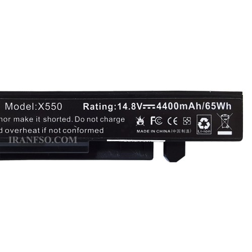 باتری لپ تاپ ایسوس X550-8Cell مشکی-65 وات ساعت