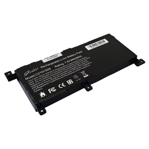 باتری لپ تاپ ایسوس X556-K556_C21N1509_Gimo Plus مشکی داخلی-38 وات ساعت