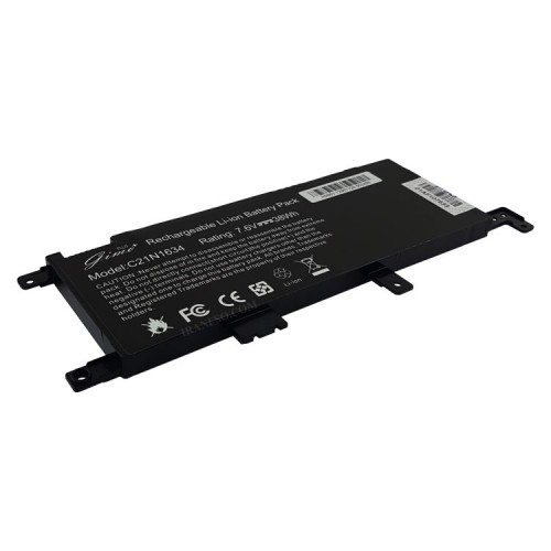 باتری لپ تاپ ایسوس VivoBook R542-X542-K542-A542-F542_C21N1634_Gimo Plus مشکی داخلی-38 وات ساعت