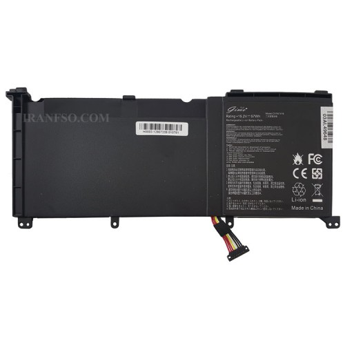 باتری لپ تاپ ایسوس ROG G501_ZenBook UX501_C41N1416 Gimo Plus مشکی-داخلی-57 وات ساعت
