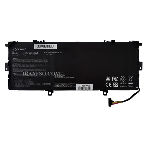باتری لپ تاپ ایسوس ZenBook UX331U_C31N1724 Gimo Plus مشکی-داخلی-50 وات ساعت