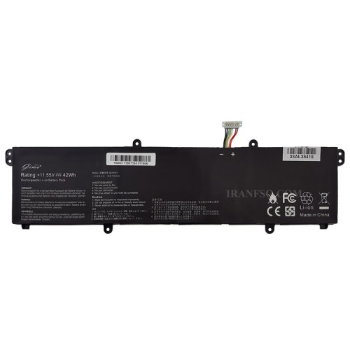 باتری لپ تاپ ایسوس VivoBook 14 X413-X421_B31N1911 Gimo Plus مشکی-داخلی-42 وات ساعت