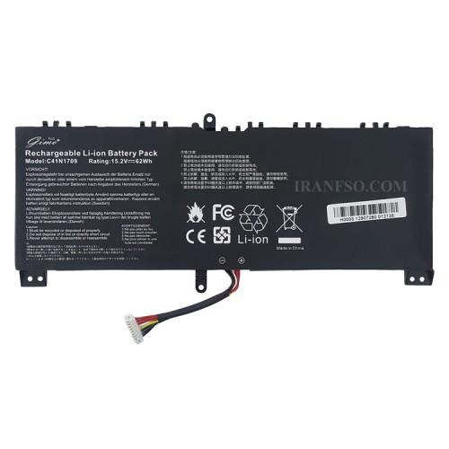 باتری لپ تاپ ایسوس ROG Strix GL503V-GL503VS_C41N1709_Gimo Plus مشکی داخلی-62 وات ساعت