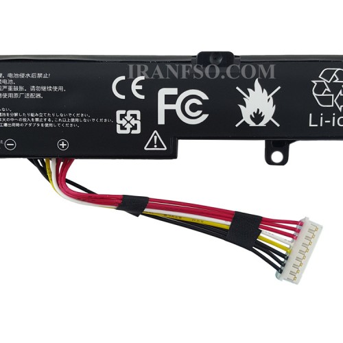 باتری لپ تاپ ایسوس FX553_Rog Strix GL553_A41N1611 Gimo Plus مشکی-داخلی-46 وات ساعت