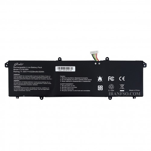 باتری لپ تاپ ایسوس VivoBook S14 M433_C31N1905_Type A Gimo Plus کابل کوتاه