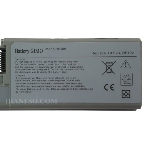 باتری لپ تاپ دل Latitude D820-D830-9Cell