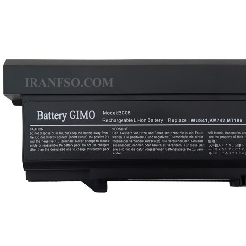 باتری لپ تاپ دل Latitude E5400-E5500-9Cell مشکی