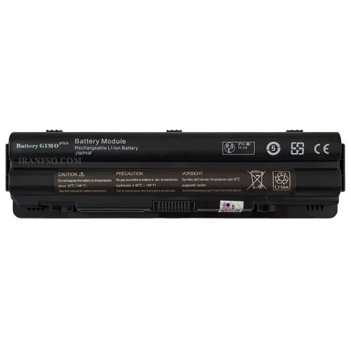 باتری لپ تاپ دل XPS L501-L502-9Cell Gimo Plus