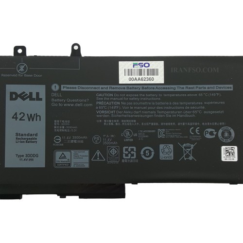 باتری لپ تاپ دل Latitude E5280_3DDDG داخلی-اورجینال