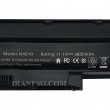 باتری لپ تاپ دل Inspiron N5010-N5110-N4010-N5030-6Cell مشکی-40 وات ساعت