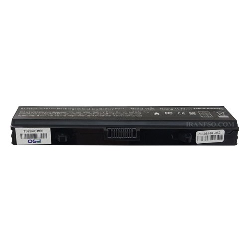 باتری لپ تاپ دل Inspiron 1525-1526-1545-6Cell Gimo Plus مشکی-49 وات ساعت