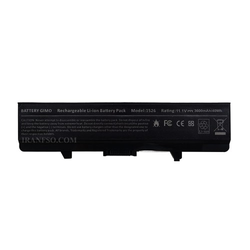 باتری لپ تاپ دل Inspiron 1525-1526-1545_6Cell مشکی-40 وات ساعت