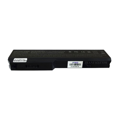 باتری لپ تاپ دل Vostro 1320-1520-6Cell مشکی-49 وات ساعت