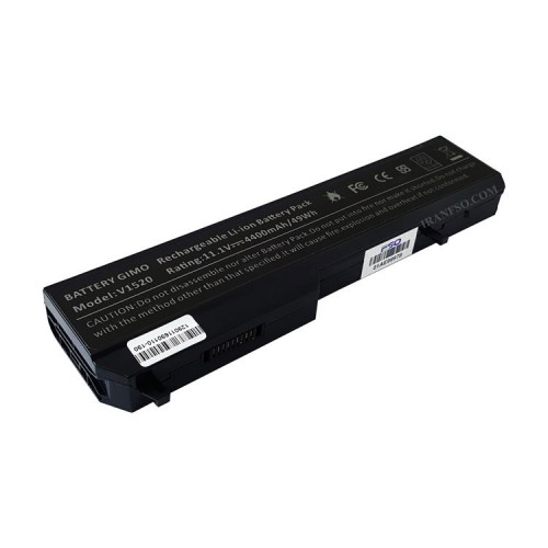 باتری لپ تاپ دل Vostro 1320-1520-6Cell مشکی-49 وات ساعت
