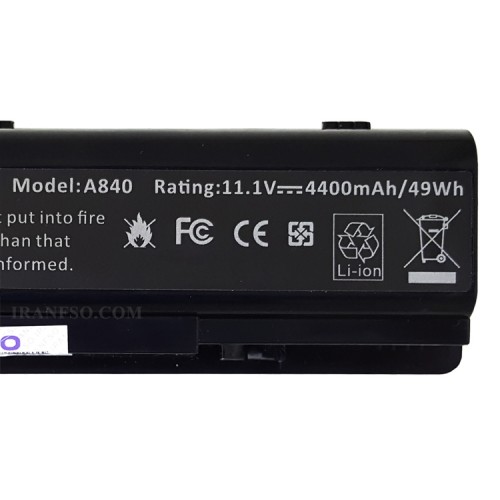 باتری لپ تاپ دل Vostro A840-A860-1015-6Cell مشکی-49 وات ساعت