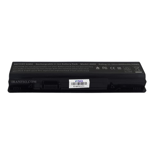 باتری لپ تاپ دل Vostro A840-A860-1015-6Cell مشکی-49 وات ساعت