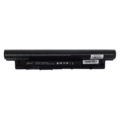 باتری لپ تاپ دل Inspiron 3521-5521-5537_6Cell Gimo Plus مشکی-4400 میلی آمپر ساعت