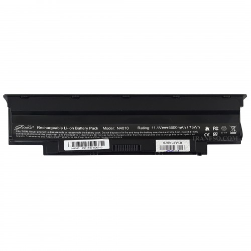 باتری لپ تاپ دل Inspiron N5010-N5110-N4010-N5030-9Cell Gimo Plus مشکی-73 وات ساعت
