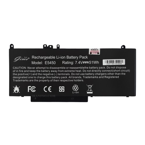 باتری لپ تاپ دل Latitude E5450_G5M10 Gimo Plus مشکی-51 وات ساعت