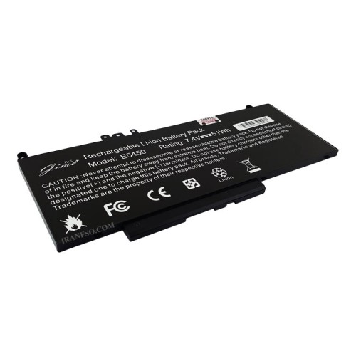 باتری لپ تاپ دل Latitude E5450_G5M10 Gimo Plus مشکی-51 وات ساعت