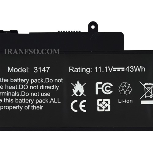 باتری لپ تاپ دل Inspiron 13-7347_GK5KY_Gimo Plus داخلی-43 وات ساعت